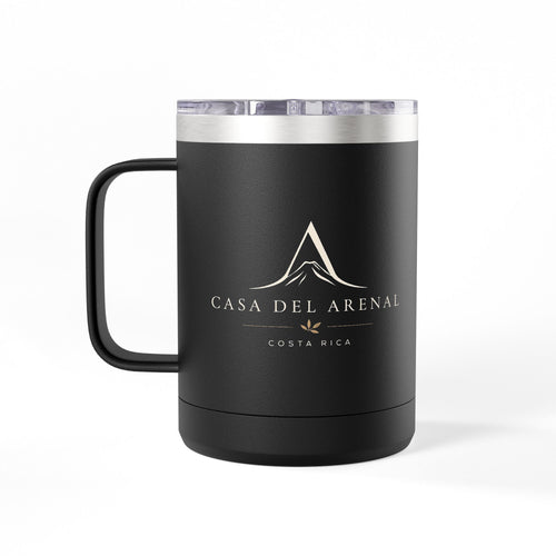 15oz Insulated Premium Coffee Tumbler Mug – Double-Wall Travel Cup with Handle