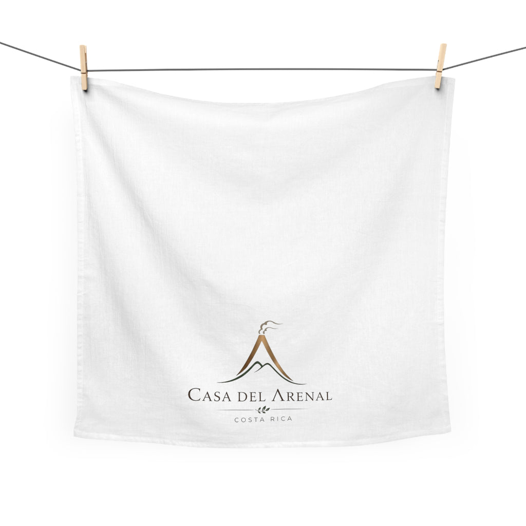 Casa del Arenal Tea Towel — Costa Rica Volcano Logo Kitchen Towel